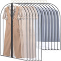 GoMaihe Clothes Cover,12 Pack Bags Set 60 x 120cm/60 x 100cm/Dress Garment Bag with Zip in Wardrobes, Moth Resistant Dustproof Waterproof Washable Suit...