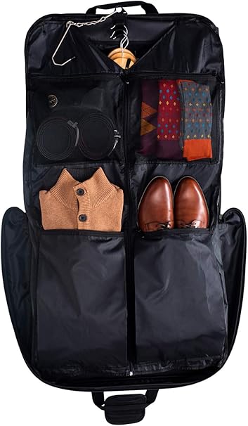Suit Carrier - Suit Bags for Men - Travel Garment Bags for 3 XL Suits - Suit Cover for a Businessman - Luggage Bag - Clothes Without Creases