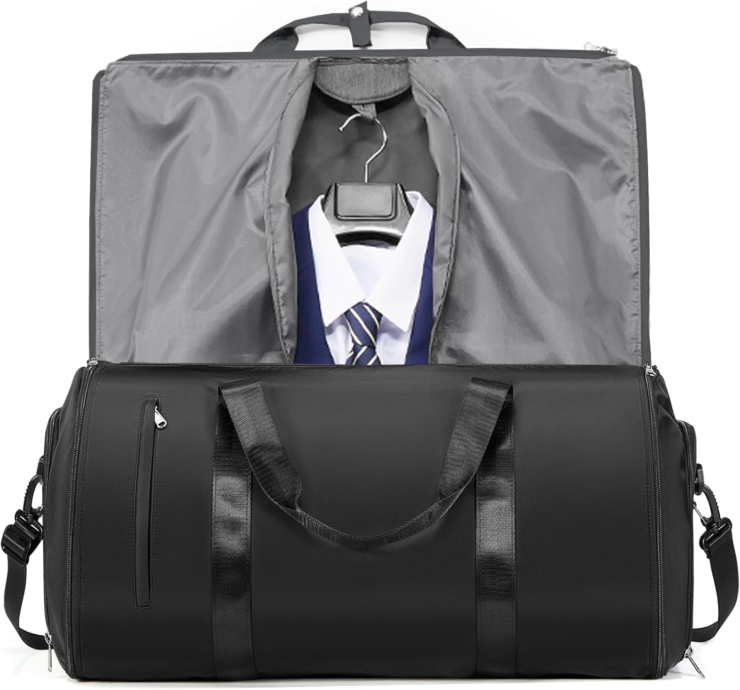 Garment Duffle Bags for Travel,Convertible Carry on Garment Bag with Shoe Compartment,2 in 1 Waterproof Travel Suit Bag for Hanging Clothes with Shoulder...